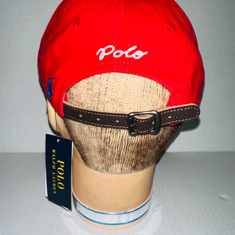 Polo Ralph Lauren Red Script Logo Cap - Picture 5 of 8